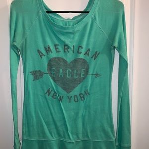 Mint AE thermal long sleeve tee